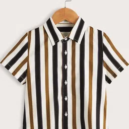 TIOR Boys Standard Vertical Stripes Casual Shirt-picture-47