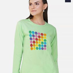 Metronaut Women 2 Printed Bio Finish Applique T-shirt-picture-34