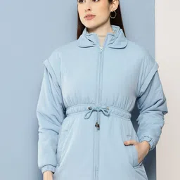 Chemistry Longline Padded Jacket-46