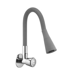 Jabra Dual Flow Swan Cock Sleek Series Brass Chrome Finish Wall Mount Grey-image-65