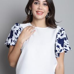 SZN Flared Sleeve Crop Top-image-4