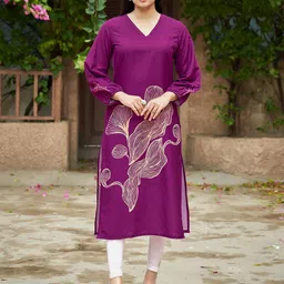 MOJILAA Women Floral Printed Floral Kurta-image-68