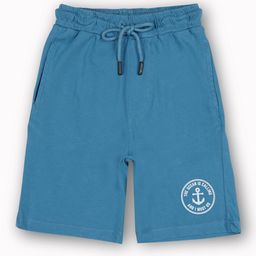 Gini and Jony Boys Typography Printed Shorts-0