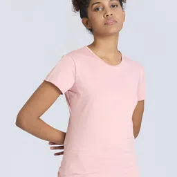 Domyos By Decathlon Women Solid Round Neck T-shirt-image-78