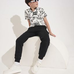 Jack & Jones Junior Boys Opaque Printed Casual Shirt-picture-0