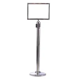 Ladwa Heavy Duty Poster Sign Plate With A3 Size Paper Stainless Steel Silver,LDW-SIGNPLATE-A3SIZE-18