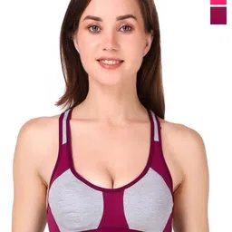 EMPISTO Women Pack Of 2 Full Coverage Underwired Workout Bra-picture-51