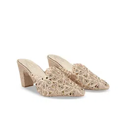 Stylestry Textured Block Sandals-6