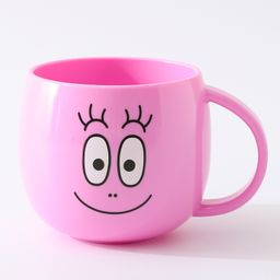 Mug with Handle & Smiley Print Purple -  200 ml-13