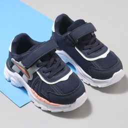 Cute Walk by Babyhug Velcro Closure Sneaker with Tape Detailing - Navy Blue-image-19