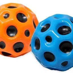 Bouncing Moon Ball for Kids with Soft Rubber Bounce Ball Set (Pack of 2)For Kids-8