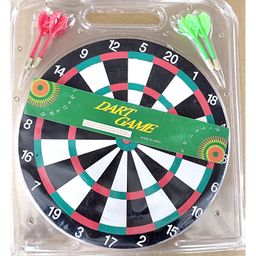Sanjary Dart Board Dart Arrow Set 4 Arrows Hard Dart Board Double-Sided Party Games Color May Vary image 2