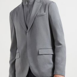 Ted Baker Notched Lapel Long Sleeve Single Breasted Blazer-image-65
