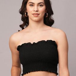 Babli Smocked Cotton Tube Top-image-41