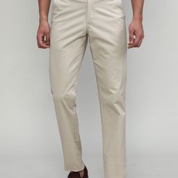 DRAGON HILL Men Tapered Fit Chinos Trousers-image-73