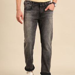 Being Human Men Straight Fit Heavy Fade Stretchable Jeans-image-66