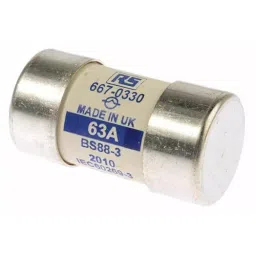 RS PRO Cartridge Fuse 60A, Voltage 415 V AC, Model No 6670330 (Pack of 10)-image-41