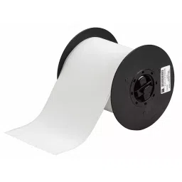 BRADY Printer Label Roll Polyester White 4 inch x 50 ft, 29TT44-41