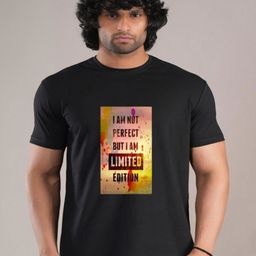 HESHA Men Typography Printed Round Neck Cotton Relaxed Fit T-shirt-picture-37