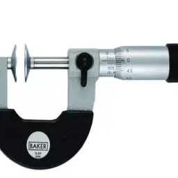 Baker MMC25-D Range 0-25 mm Disc type Rotating Hardened Steel Measuring Face Micrometer-43