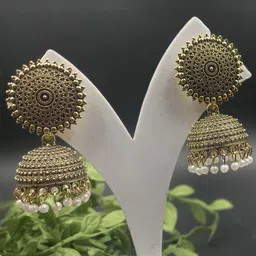 TISHUL JEWELS Classic Jhumkas Earrings-56