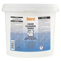 Ambersil Wet Hand Wipes, Tub of 150, 265 x 265 mm, 31798-AB-picture-42