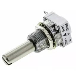 Vishay Panel Mount Rotary Potentiometer 1 W Power 500 Ω Resistance Solder Lug Terminal, P11S1V0FLSY00501KA-picture-37