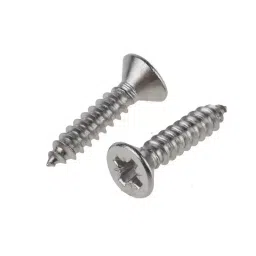 RS PRO Plain A2 304 SS 25.4 mm (1 Inch) Countersunk Head Self Tapping Screws, 7976184 (Pack of 100 pcs)-15