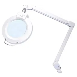 RS PRO LED Magnifier Lamp with Table Clamp Mount, 3 dpt, 12 dpt, 175mm Lens Model No 2017941-10