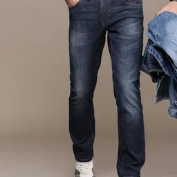 WROGN Men Heavy Fade Stretchable Jeans-image-6
