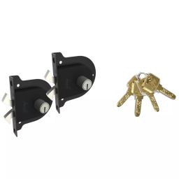 Godrej Wardrobe Lock for Sliding Door Black Finish Finish, 4506-picture-7