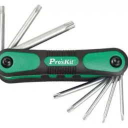 Pro'sKit Folding Star Key Wrench Set 8 Pcs. HW-121L-15