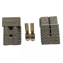 Rema Grey SR-350 Battery Connector for Forklift, Electric Stacker & Golf Car, ME1-12