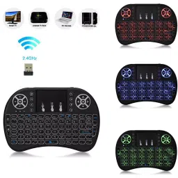 Sii Mini Handheld Size Multi Functional Wireless Keyboard with Built-in Mouse (Black) image 2