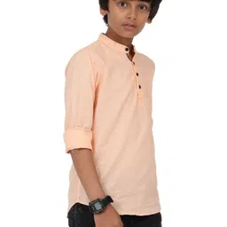 Rocket Science Boys Solid Cotton Straight Kurtas-picture-14