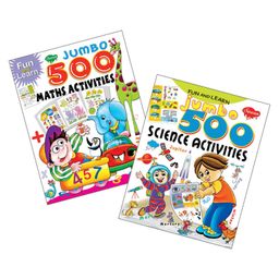 Maths & Sceince Activity Books Set of 2 - English-13