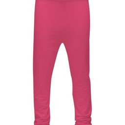 3PIN Full Length Solid Leggings - Pink-image-82