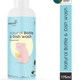 Windmill Baby Natural Bottle & Dish Wash Anti Bacterial Liquid Cleanser - 175 ml-image-22