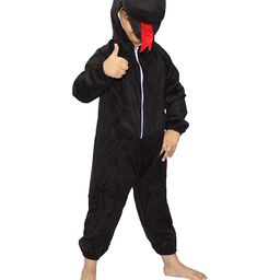 Kaku Fancy Dresses Snake Animal Theme Costume Set - Black-image-83