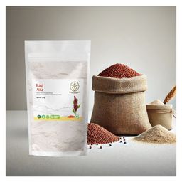 Shiva Organic Ragi Wheat Flour 1.5 kg | Atta | Fingure Millet Flour-image-46