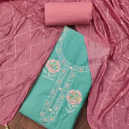 SAINOOR Embroidered Unstitched Dress Material-picture-23