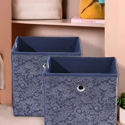 Myntra Elegant Homes Navy Blue 2 Pieces Regular Drawer Storage Organisers-image-56