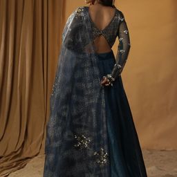 ARPITA SULAKSHANA Embellished Sequinned Made to Measure Lehenga & Blouse With Dupatta image 4
