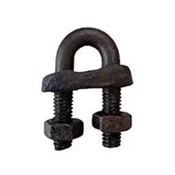 B K JAGAN & CO Size 6 mm Wire Rope Clamps with U Bolt Clamps, B.K.J074 (Pack of 10)-2
