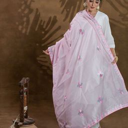 Phulkari Forever Ethnic Motifs Embroidered Dupatta-picture-23