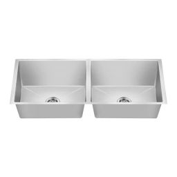 Nirali BG Kitchen Sink Meritox Series Big 1140x510 mm (45x20 inch) Hairline Satin Finish Stainless Steel, Espen-image-50