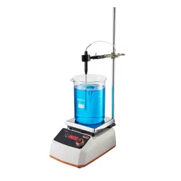 Borosil Laboratory Stirrer Digital LED Display 2 L max. Capacity and 300 W Power Consumption, HLS200P image 2