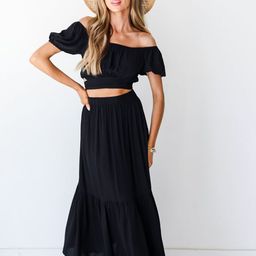 JC Mode High Rise Flared Maxi Skirt-image-14