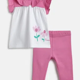 Chicco Girls Printed T-shirt with Leggings-image-96