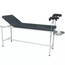 A ONE HOSPICARE Deluxe Mild Steel Powder Coated Patient Gynaec Labour Table With SS Bowl, AOH - 165-picture-14